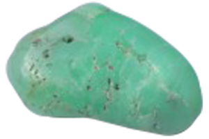 Красив утаечен камък в тюркоазено синьо