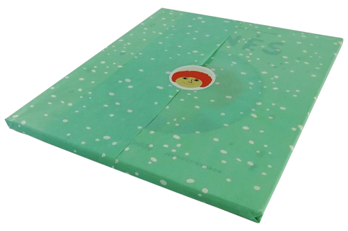 Нестандартен печат на детска книга с подаръчна опаковка.